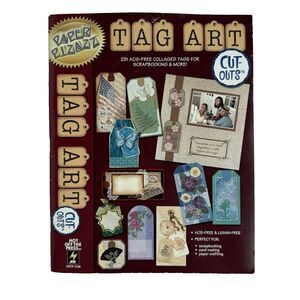 NOS Paper Pizazz Booklet Sheets Tag Art Cut Outs Hot Off The Press Scrapbooking